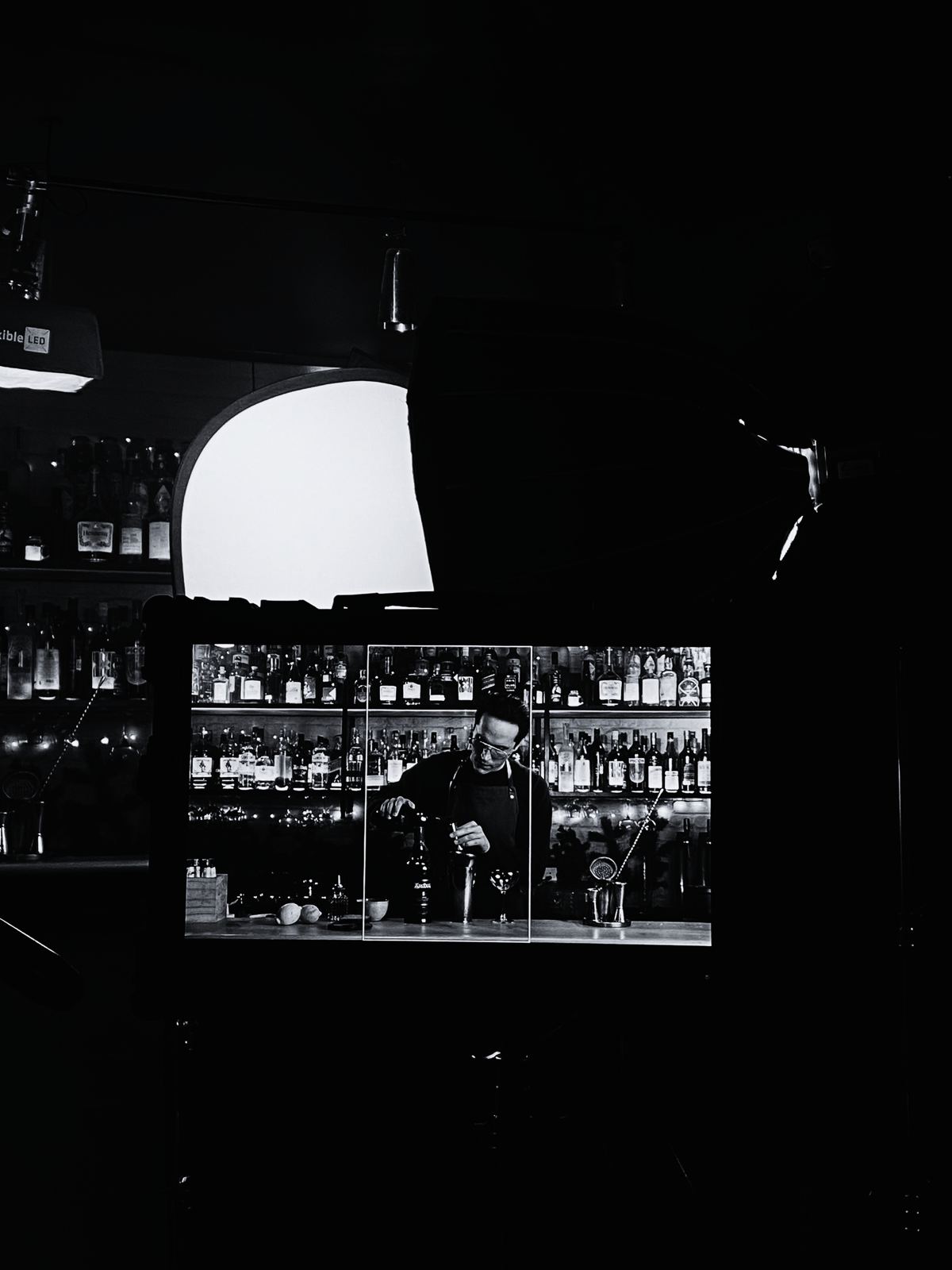 Glenmorangie filming set