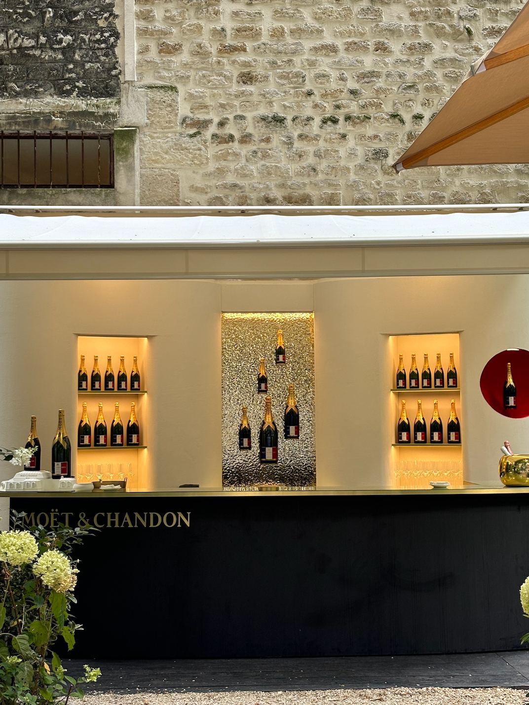 Moët & Chandon bar at the pavilion
